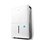 Photo 1 of Midea 1,500 Sq. Ft. Energy Star Certified Dehumidifier with Reusable Air Filter 22 Pint 2019 DOE (Previously 30 Pint) - Ideal For Basements, Medium to Large Rooms and Bathrooms (White)