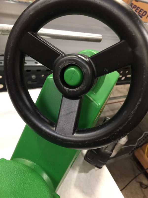 Photo 4 of John Deere Ride On Toys Sit 'N Scoot Activity Tractor for Kids Aged 18 Months to 3 Years, Green