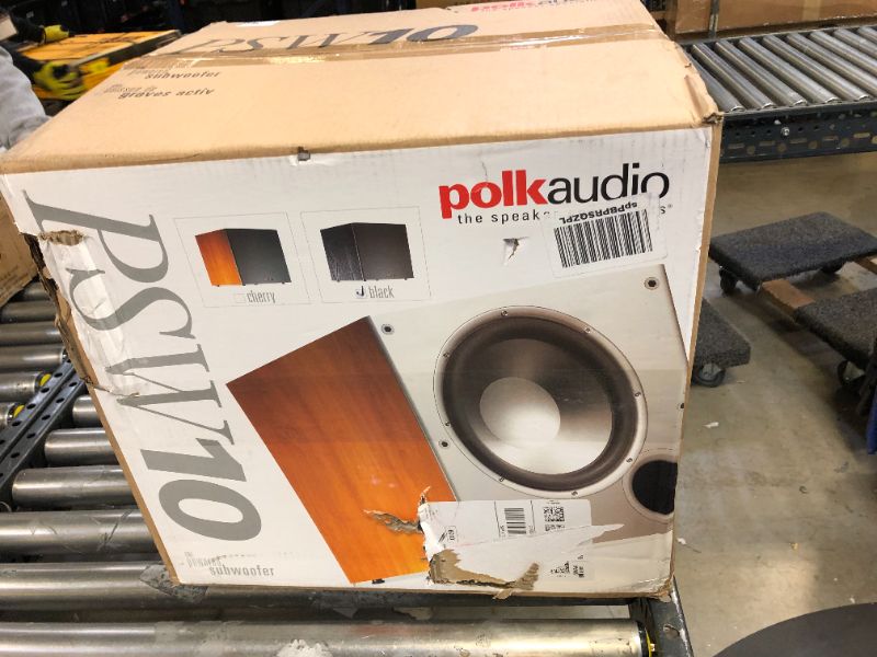 Photo 2 of Polk Audio PSW10 10" Powered Subwoofer, 100W Peak Power, Compact Design