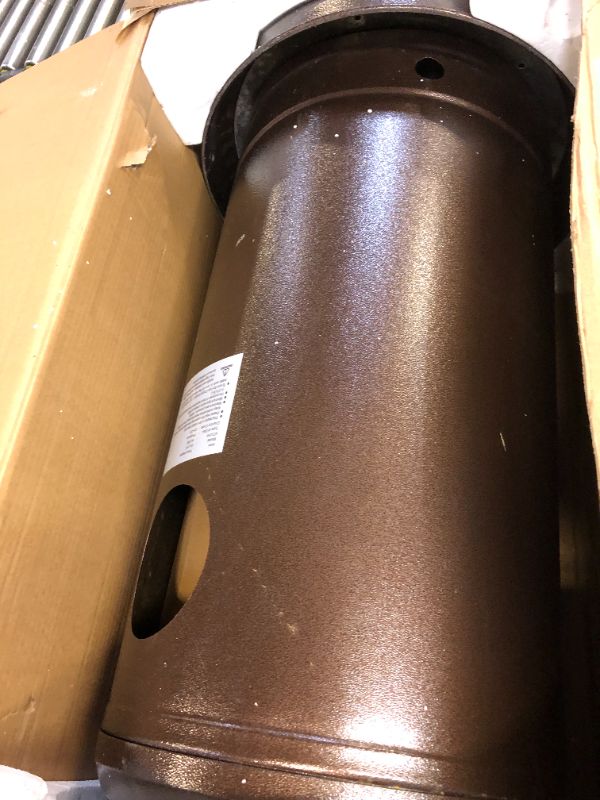 Photo 4 of Amazon Basics 46,000 BTU Outdoor Propane Patio Heater with Wheels, Commercial & Residential - Sable Brown PARTS ONLY