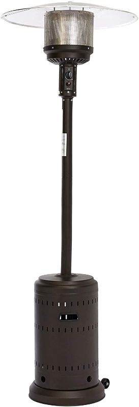 Photo 1 of Amazon Basics 46,000 BTU Outdoor Propane Patio Heater with Wheels, Commercial & Residential - Sable Brown PARTS ONLY
