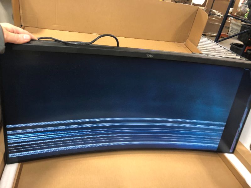 Photo 1 of Dell Curved Gaming Monitor 34 Inch Curved Monitor with 144Hz Refresh Rate, WQHD Display, Black - S3422DWG