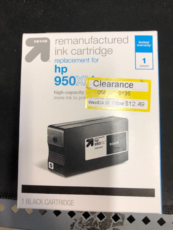 Photo 1 of Up & Up Replacement For Hp 950xl Black In Box + Unused 951 Cyan, Magenta