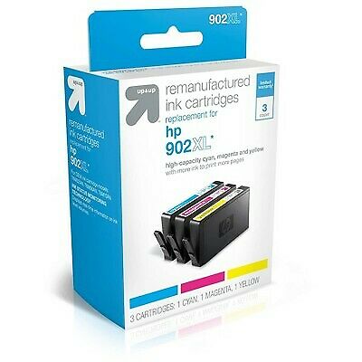 Photo 1 of 3-Pack Cyan/Magenta/Yellow High Yield Ink Cartridges hp 902XL