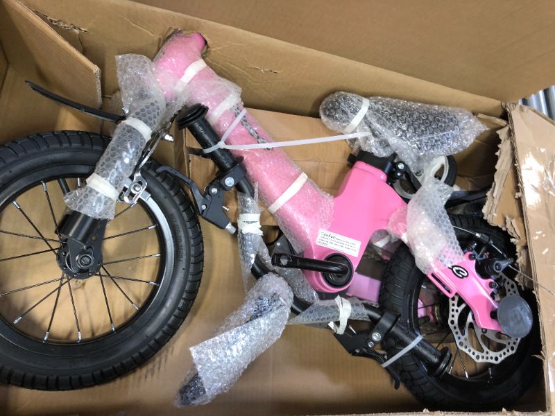 Photo 4 of NiceC 12" BMX Kids Bike, Pink