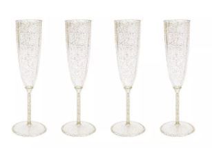 Photo 1 of 2 Pack 4ct Gold Champagne Flute - Spritz™
and Tissue Paper 20 Count