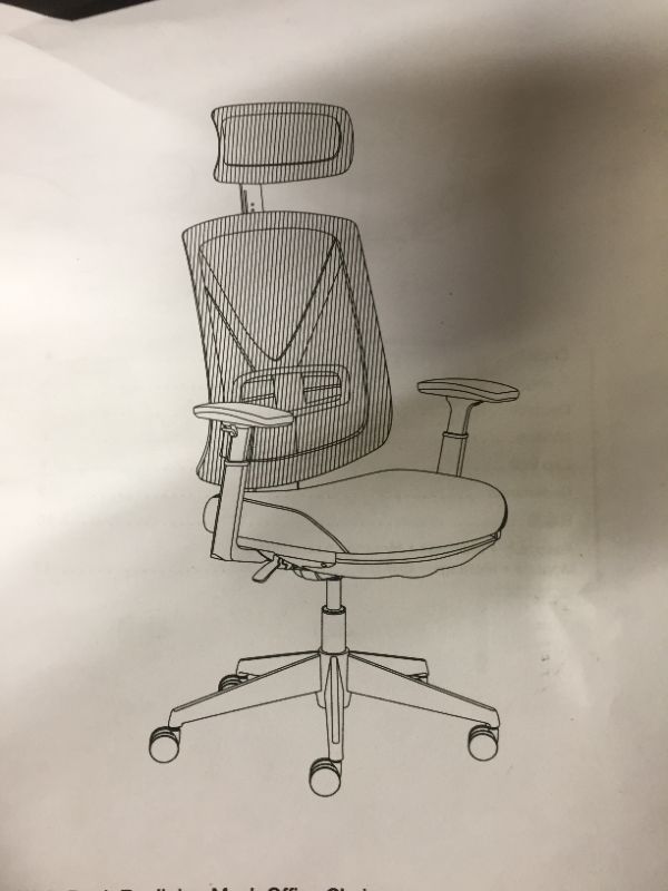 Photo 1 of ergonomic high back reclining mesh office chair 