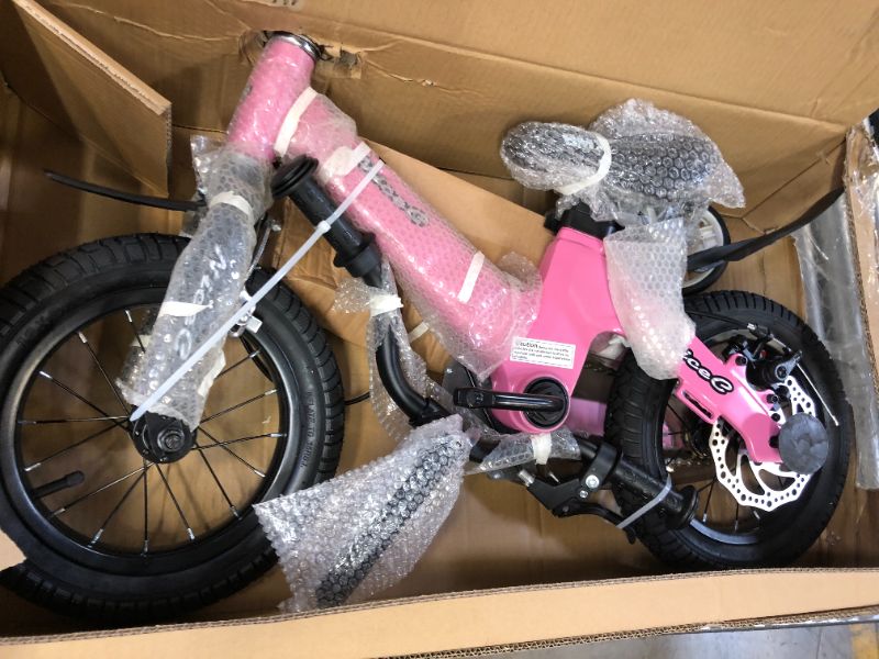 Photo 4 of NiceC 12" BMX Kids Bike, Pink