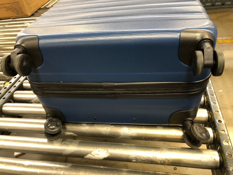 Photo 1 of Amazon Basics 2-Piece Set Hardside Spinner, Navy Blue (B074MDKZM7)