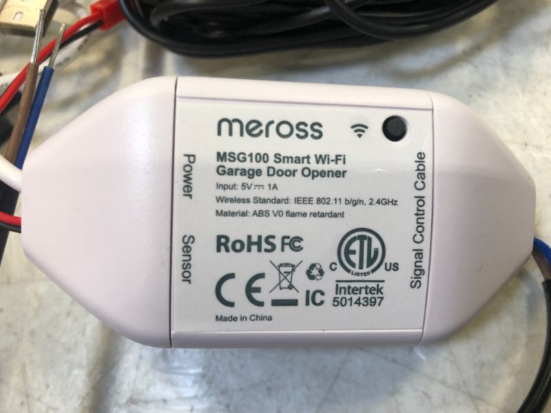 Photo 3 of meross Smart Garage Door Opener, App Control, Compatible with Alexa, Google Assistant and SmartThings, Multiple Notification Modes, No Hub Needed