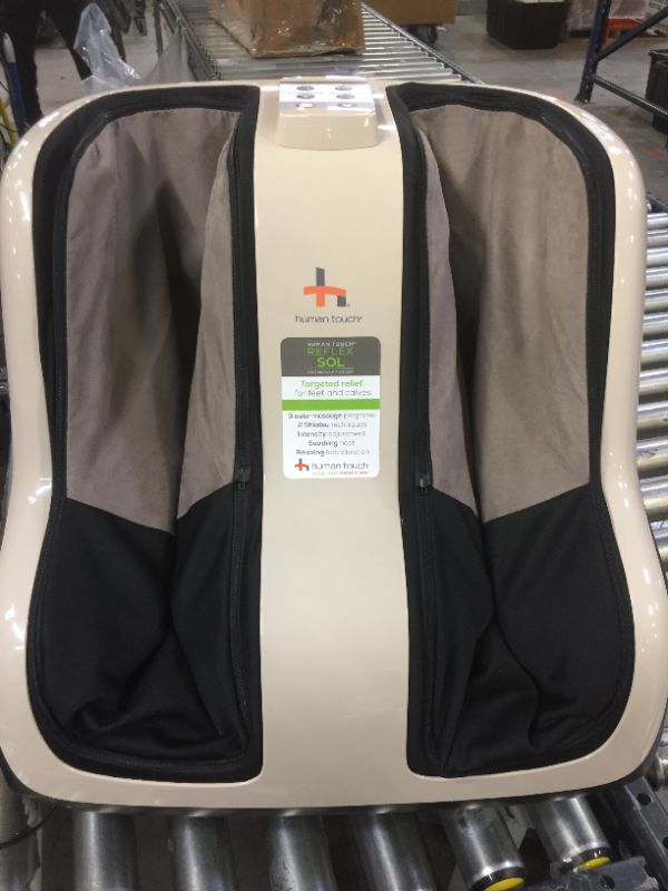 Photo 1 of Human Touch Reflex SOL Foot and Calf Massager, Black