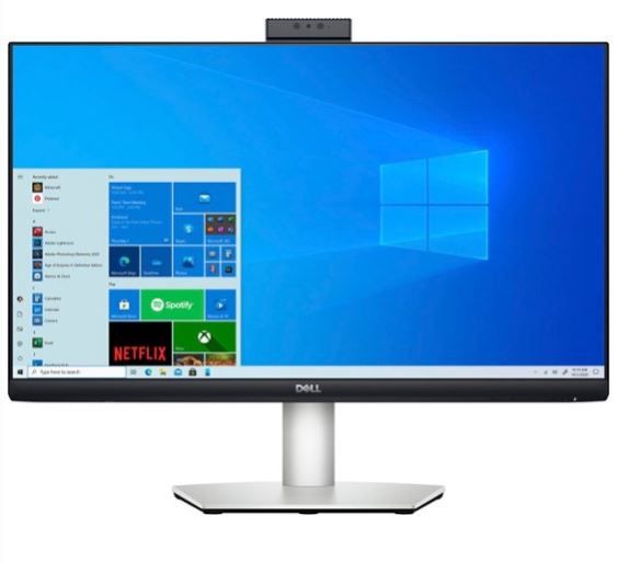 Photo 1 of Dell - 24" IPS LED FHD FreeSync Compatible Monitor (DisplayPort, HDMI, USB) - Silver