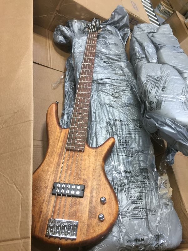 Photo 1 of Gio Ibanez 5 String Bass Guitar, Right, Mahogany Oil