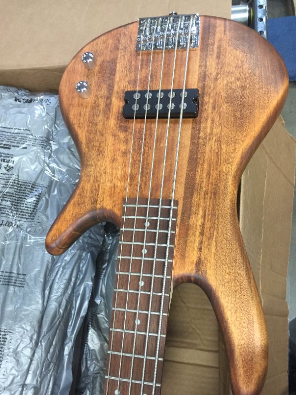 Photo 1 of Gio Ibanez 5 String Bass Guitar, Right, Mahogany Oil