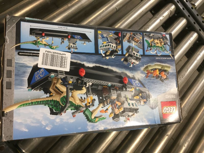 Photo 2 of LEGO Jurassic World Baryonyx Dinosaur Boat Escape 76942 Building Toy Playset (308 Pieces)
