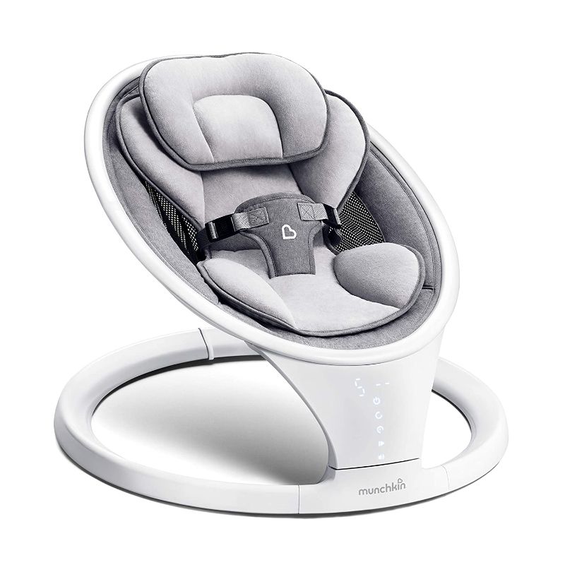 Photo 1 of Munchkin Bluetooth Enabled Lightweight Baby Swing with Natural Sway in 5 Ranges of Motion