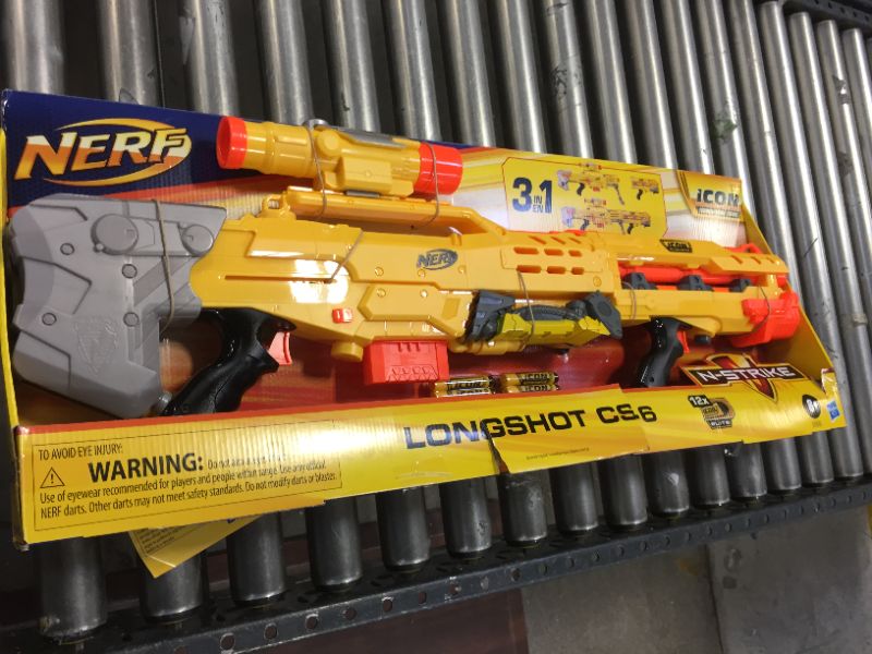 Photo 2 of NERF N-Strike Icon Series Longshot CS-6 Blaster
