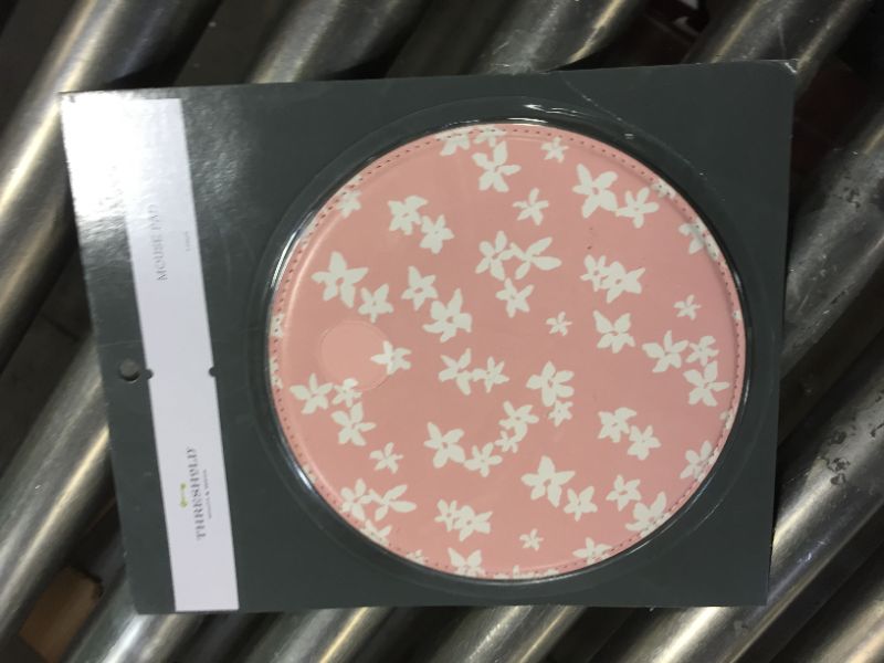 Photo 2 of Round Mousepad - Pink Floral - Threshold™
