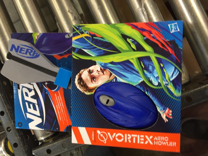 Photo 4 of Nerf Vortex Aero Howler Foam Ball, Classic Long-Distance Ball, Flight-Optimizing
