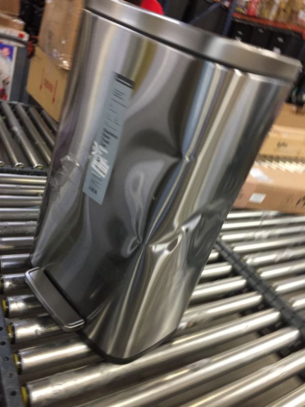 Photo 4 of 45L Rectangle Stainless Steel Step Trash Can - Made By Design™
