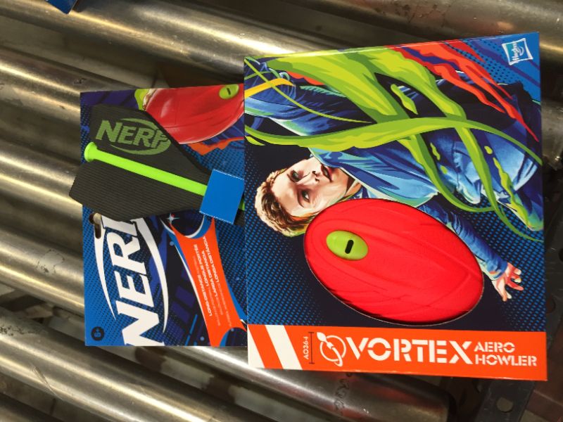 Photo 2 of Nerf Vortex Aero Howler Foam Ball, Classic Long-Distance Ball, Flight-Optimizing
