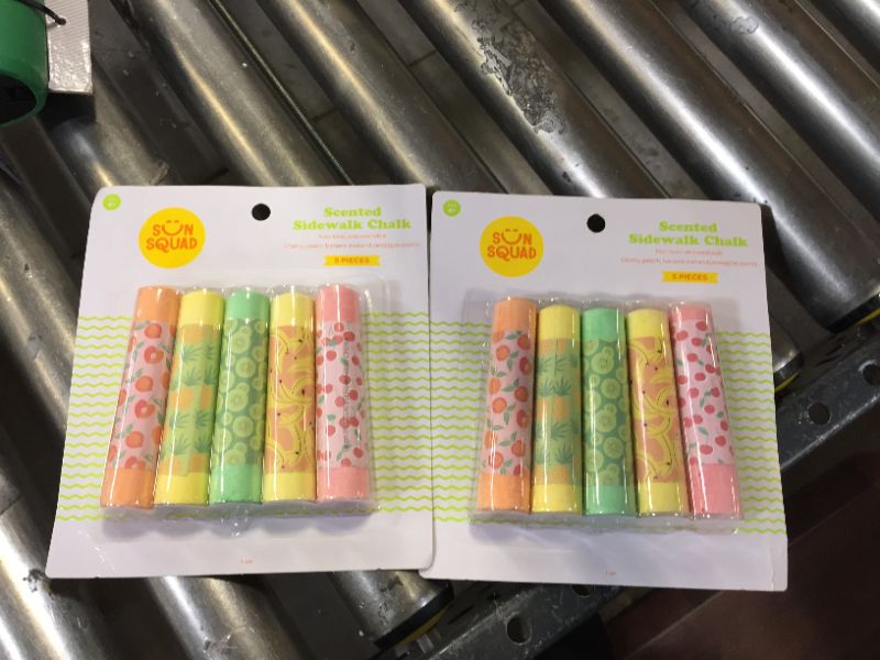 Photo 2 of 2 sets of 5pc Scented Chalk Set - Sun Squad™
