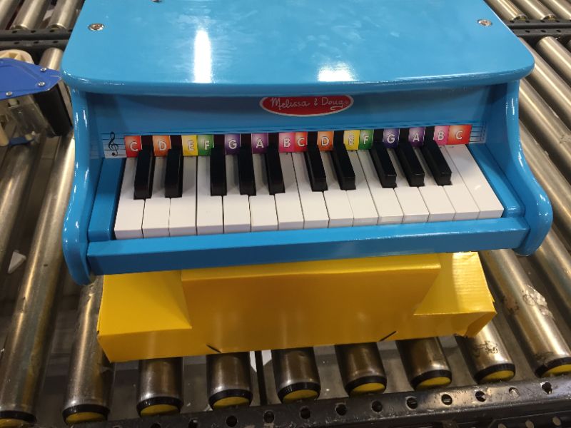 Photo 1 of Melissa & Doug Learn-to-Play Piano With 25 Keys and Color-Coded Songbook - Blue