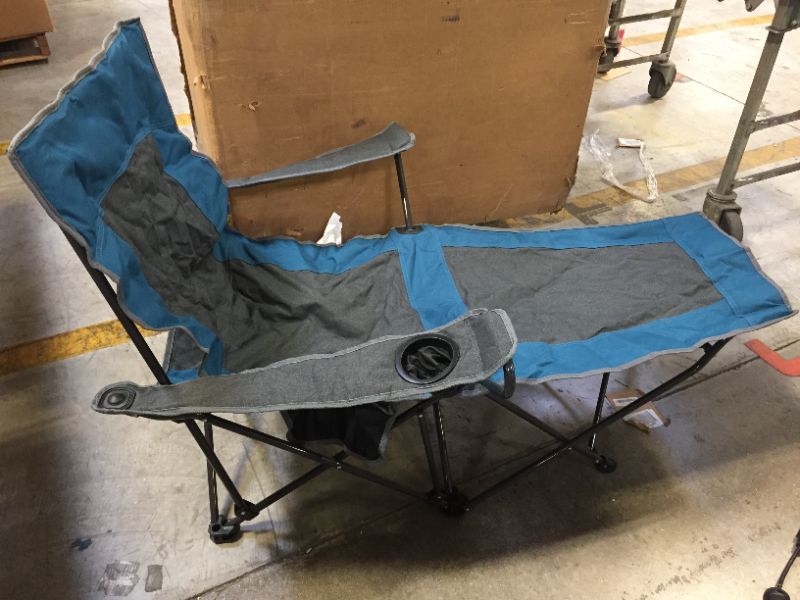 Photo 1 of camping chair with foot rest