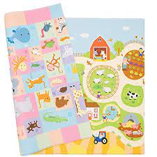 Photo 1 of Baby Care Play Mat Foam Animal Floor Gym, Busy Farm, Large by Baby Care