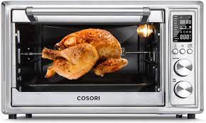 Photo 1 of COSORI Air Fryer Toaster 12-in-1 Countertop Convection Oven, 32QT XL Large Capacity, Rotisserie, Dehydrator, 100 Recipes & 6 Accessories Included CS130-AO, Work with Alexa, 30L, Wifi-sliver