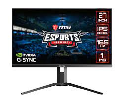 Photo 1 of MSI Optix G273QF 16:9 Aspect Ratio Anti-Glare Super Narrow Bezel 1ms 2560 x 1440 (QHD) 165Hz Refresh Rate Tilt Adjustment Nvidia G-Sync Compatible 27" Rapid IPS Gaming Monitor