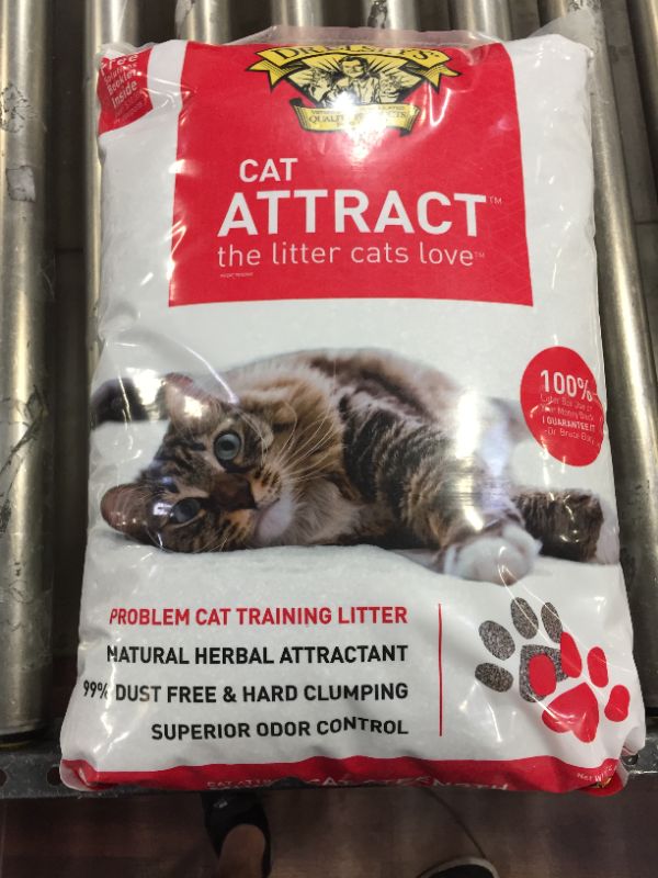 Photo 3 of Dr. Elsey's Precious Cat Attract Unscented Clumping Clay Cat Litter, 40-lb bag