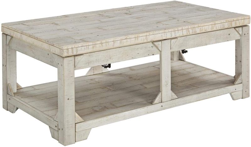 Photo 1 of 
Signature Design by Ashley Fregine Lift Top Cocktail Table Whitewash 26"D x 48"W x 18.25"H