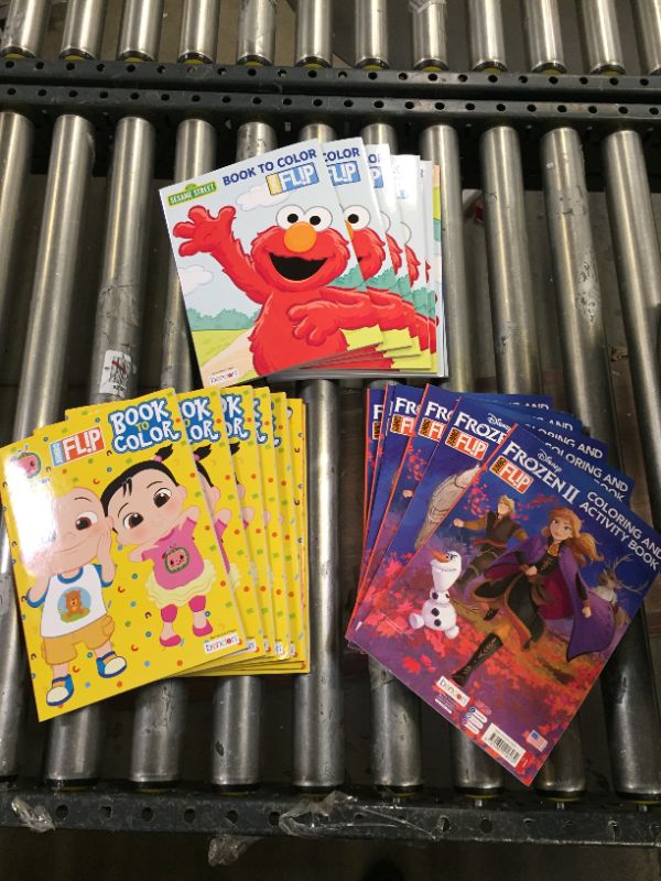 Photo 1 of 20PK MIXED CHILDRENS COLORING BOOK COCOMELON--SESAME STREET--FROZEN