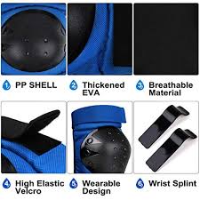 Photo 1 of DEKINMAX Knee Pads for Kids & Youth Protective Gear Set, Knee Pads Elbow Pads