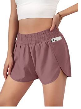 Photo 1 of Blooming Jelly Women's Quick-Dry Running Shorts Workout Sport Layer Active Shorts with Pockets 1.75" size small