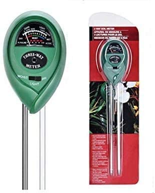 Photo 1 of BOMSI Soil PH Meter Soil Moisture Sensor 3-in-1 Soil Moisture/Light/pH Test Kit for Indoor/Outdoor Plants Care
