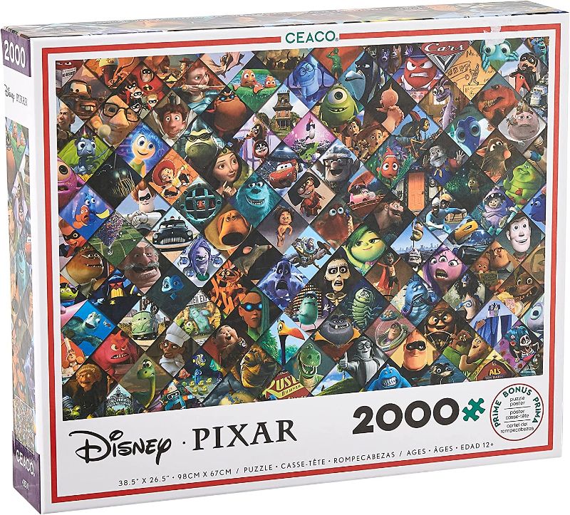 Photo 1 of Ceaco Disney/Pixar Clips Jigsaw Puzzle, 2000 Pieces Multi-colored, 5"