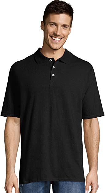 Photo 1 of Hanes Men's Short Sleeve Performance Polo X-TEMP SIZE L 