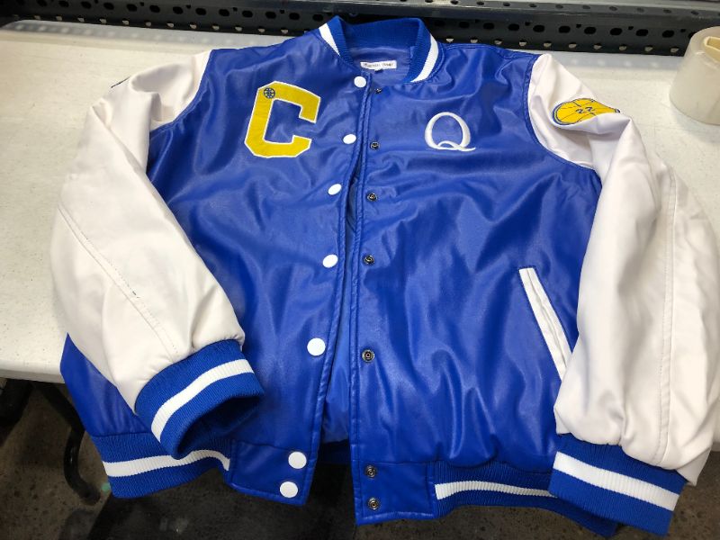 Photo 3 of generic brand Quincy McCall 22 C'shaw High School Basketball Varsity Letterman Jacket-Style Sweatshirt Class of 88 SIZE 46