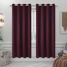 Photo 1 of BESPIN BLACKOUT CURTAINS SOLID THERMAL INSULATED GROMMET 52W x 84L