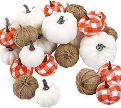 Photo 1 of COCOBOO 24 PCS MICED ARTIFCAL PUMPKIN DECOR