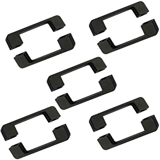 Photo 1 of 10Pack Cabinet Pulls Black Aluminum Alloy Handles for Kitchen Cupboard Closet Drawer Handles 7 1/2Inch Center to Center Solid Hardware