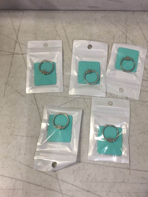 Photo 2 of Creative Mobile Phone Buckle Square Mobile Phone Bracket Ring Buckle Bracket Back Stick Mobile Phone Bracket Gift(Blue) 5 PACK 