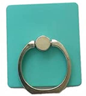 Photo 1 of Creative Mobile Phone Buckle Square Mobile Phone Bracket Ring Buckle Bracket Back Stick Mobile Phone Bracket Gift(Blue) 5 PACK 