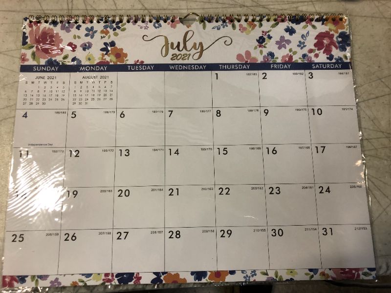 Photo 2 of 2022 Calendar - Wall Calendar 2022 with Spiral Twin-Wire Binding & Large Blocks, January 2022 - December 2022, 14.6" x 11.4", Perfect for Planning & Organizing for Home or Office 
