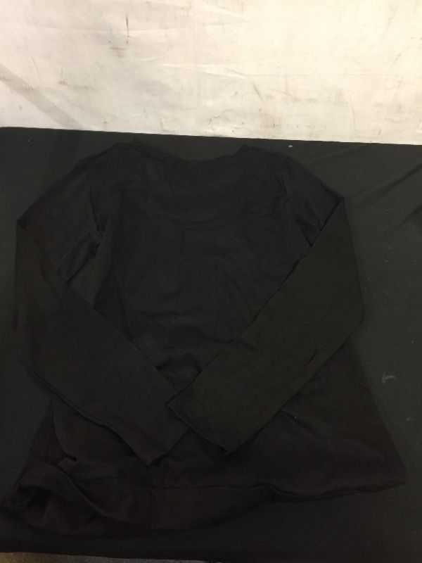 Photo 2 of WOMENS BLACK LONG SLEEVE BLOUSE SIZE MEDIUM 