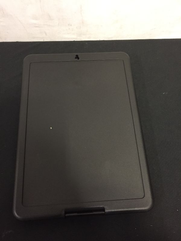 Photo 2 of Think2Master Black Plastic Storage Clipboard. | 25% Heavier & 25% Sturdier| Heavy Duty and Won’t Flex or Bend Like Other Brands (Compare The Weight). Storage Compartment Holds 150 Letter Sized Paper.
