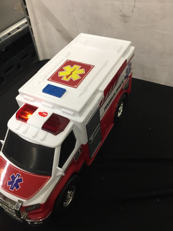 Photo 5 of 13 INCHES LIGHT UP TOY AMBULANCE TRUCK 