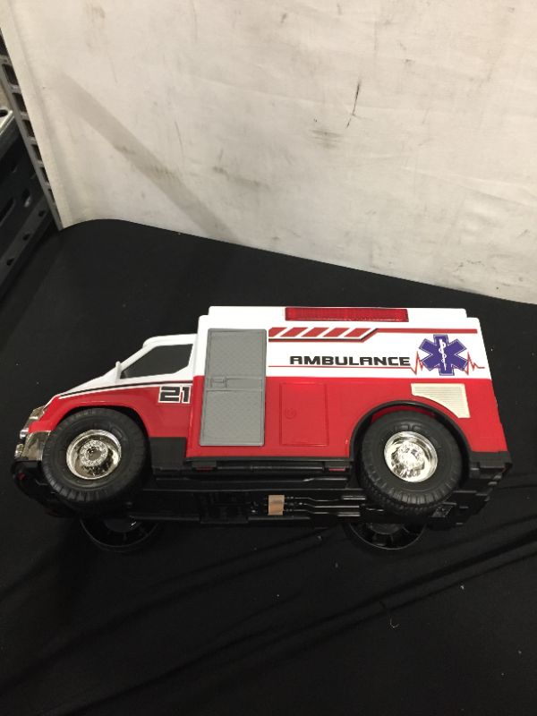 Photo 2 of 13 INCHES LIGHT UP TOY AMBULANCE TRUCK 